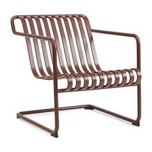 Hay - Palissade Cantilever Lounge Chair Low - Iron red