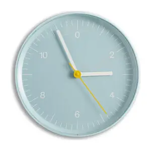 Hay - Wall Clock (Recycled) - Blue