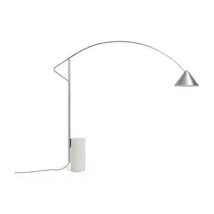 Hay - Kompas Gulvlampe - Børstet aluminium