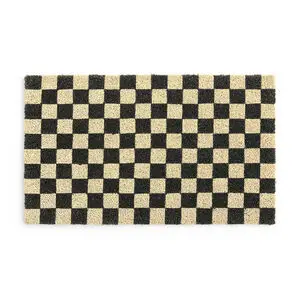 Hay - Coco Tufted Door Mat - Off-white check