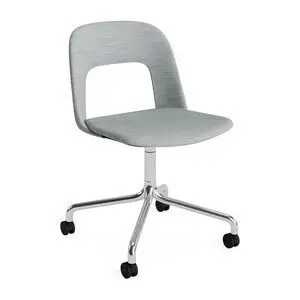 Hay - Layout Chair 164 Poleret aluminium 4-stjernet drejelig bue Hjulbase