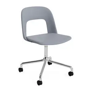 Hay - Layout Chair 164 Poleret aluminium 4-stjernet drejelig bue Hjulbase