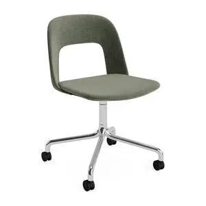 Hay - Layout Chair 164 Poleret aluminium 4-stjernet drejelig bue Hjulbase
