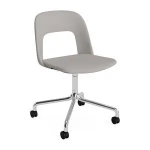 Hay - Layout Chair 164 Poleret aluminium 4-stjernet drejelig bue Hjulbase