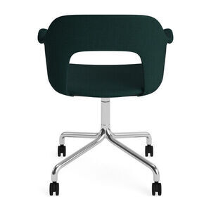Hay - Layout Lænestol 264 Poleret aluminium 4-stjernet drejelig bue Hjulbase