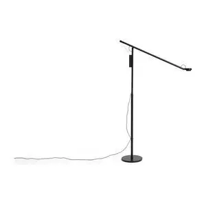 Hay - Fifty-Fifty gulvlampe - Blød sort