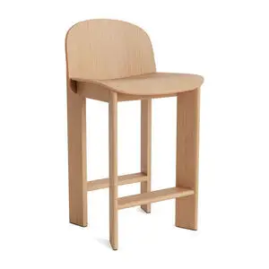 Hay - Chisel 35 Barstol Lav med ryglæn H65 Standard glider
