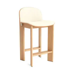 Hay - Chisel 35 Barstol Lav med ryglæn H65 Standard glider