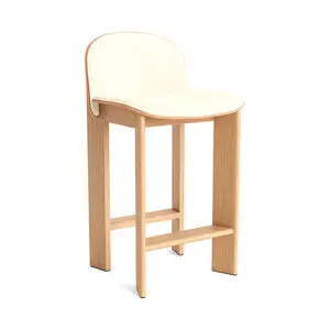 Hay - Chisel 35 Barstol Lav med ryglæn H65 Standard glider