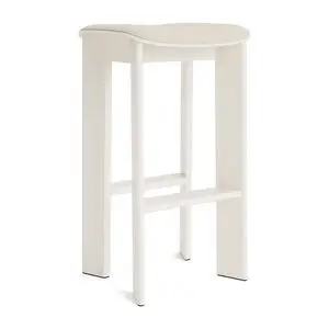 Hay - Chisel 30 Barstol Høj H75 Standard glider - Cremehvid