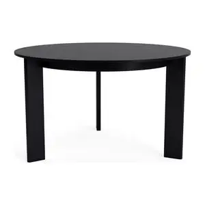 Hay - Chisel 20 rund bord med 3 ben, sortlakeret eg, justerbare glidere - Sort