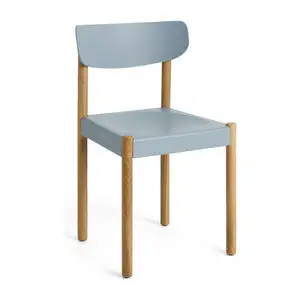 Hay - Pack Chair 10 stk. Olieret massivt egetræ med 4 ben. Standard glider. - Askeblå
