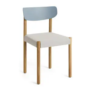 Hay - Pack Chair 11 Olieret massiv eg 4-benet fod Standard glider - Askeblå
