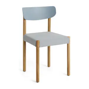 Hay - Pack Chair 11 Olieret massiv eg 4-benet fod Standard glider - Askeblå