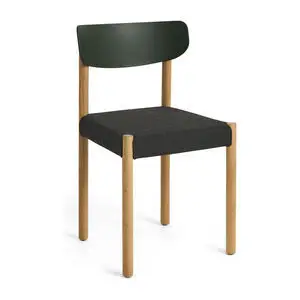 Hay - Pack Chair 11 Olieret massiv eg 4-benet fod Standard glider - Palmegrøn