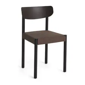 Hay - Pack Chair 11 Jern sortlakeret massiv eg 4-benet fod Standard glider - Jernsort