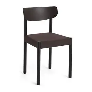 Hay - Pack Chair 11 Jern sortlakeret massiv eg 4-benet fod Standard glider - Jernsort
