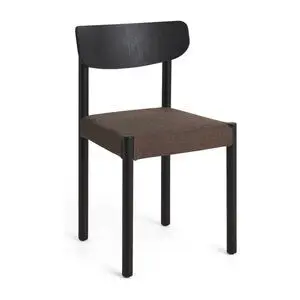 Hay - Pack Chair 11 Jern sortlakeret massiv eg 4-benet fod Standard glider - Jernsort