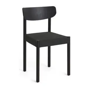 Hay - Pack Chair 11 Jern sortlakeret massiv eg 4-benet fod Standard glider - Jernsort
