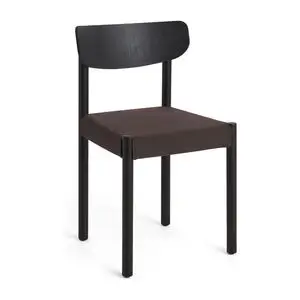 Hay - Pack Chair 11 Jern sortlakeret massiv eg 4-benet fod Standard glider - Jernsort