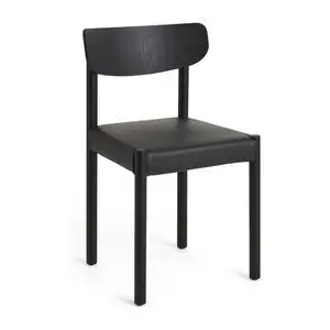 Hay - Pack Chair 11 Jern sortlakeret massiv eg 4-benet fod Standard glider - Jernsort