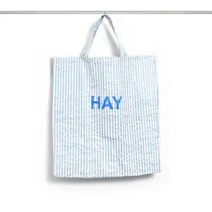 Hay - Candy Stripe Bag - White and blue stripe