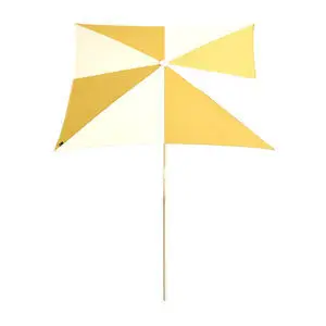 Hay - Terrazza Balcony Parasol - Off-white and ochre