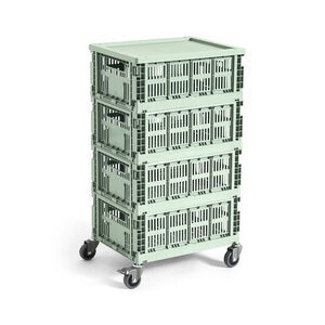 Hay - HAY Colour Crate Set - Sage green