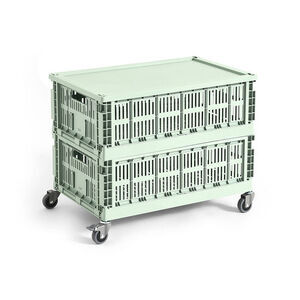 Hay - HAY Colour Crate Set - Sage green
