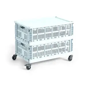 Hay - HAY Colour Crate Set - Soft blue