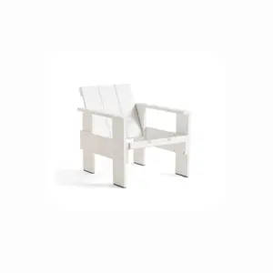 HAY Crate Lounge Chair - White - Lakeret fyrretræ / Lacquered pinewood