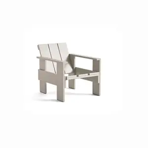 HAY Crate Lounge Chair - London Fog - Lakeret fyrretræ / Lacquered pinewood