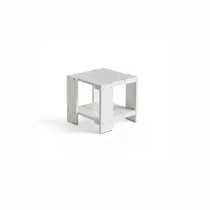 HAY Crate Side Table - Hvid - Lakeret fyrretræ / Lacquered pinewood