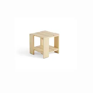 HAY Crate Side Table - Lakeret fyrretræ / Lacquered pinewood