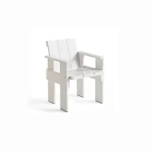 HAY Crate Dining Chair - White - Lakeret fyrretræ / Lacquered pinewood