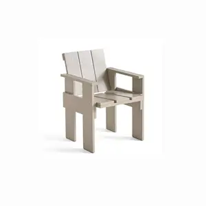 HAY Crate Dining Chair - London Fog - Lakeret fyrretræ / Lacquered pinewood