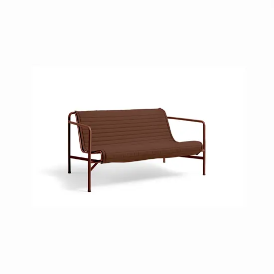 HAY - Palissade hynde Lounge Sofa - Rød - Iron red quilted