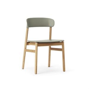 Normann Copenhagen - Stol - Herit Chair - Eg/Støvet grøn