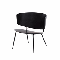 Ferm Living - "Herman" Loungestol - Sort