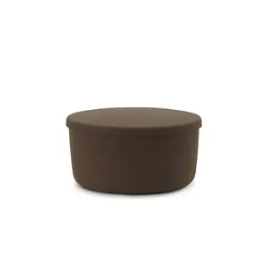 Normann Copenhagen - Hide Opbevarins Puf Large - Brun