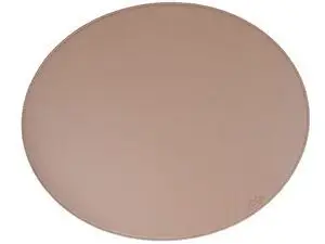 House Of Sander - Oval dækkeserviet - Beige PU 