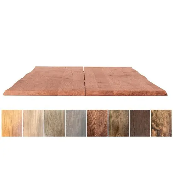 House Of Sander - Café-/bar/sofabord i massiv eg 80×80 cm (model: Curve)