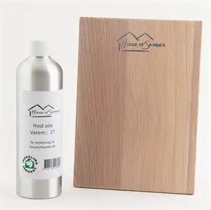 House Of Sander - Hvid olie - 300 ml flaske