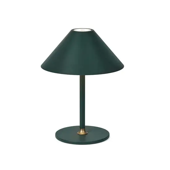 Halo Design - Bordlampe (ude eller inde) - Hygge - Mørkegrøn