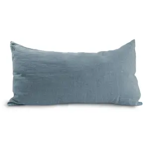Lovely Linen - Pudebetræk - 40x70 cm - Dusty blue 