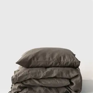 Tell Me More - Duvet cover linen 150x200 - taupe