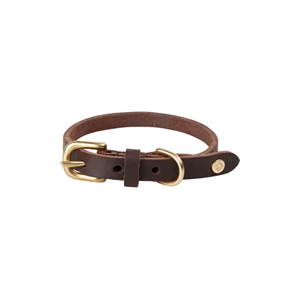 OYOY Zoo - Robin Hundehalsbånd - Small - Choko