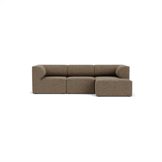 Audo Copenhagen - Eave 86, 3-Seater, Configuration 11, Upholstered With PC3T, EU - HR Foam, 0001 (Black), Safire, Safire, Sahco, Kvadrat