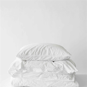 Tell Me More - Duvet cover org cotton 150x200 - bleached white