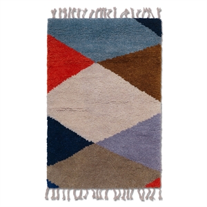 Ferm Living - Tæppe - Harlequin Knotted Rug, 80 x 120 cm